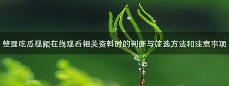 吃瓜网址大全