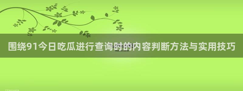 91吃瓜入口大全